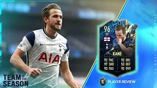 INSANE PRICE! 96 TEAM OF THE SEASON HARRY KANE PLAYER REVIEW - FIFA 22 ULTIMATE TEAM