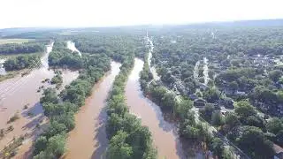 Ida Flooding, Raritan - River Rd Bridge - Old York Rd West