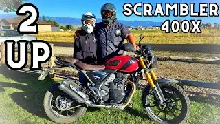 Riding Two-Up on the Triumph Scrambler 400X