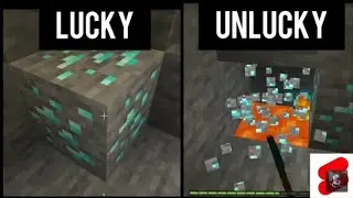 Minecraft - Lucky vs Unlucky