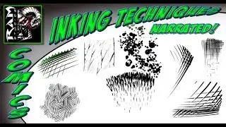 Crosshatching Techniques - Comic Book Art - Video - Narrated