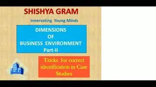 Dimensions of Business Environment (Part II) I Technological Political & Legal I Class XII