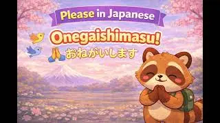 🙏 Please in Japanese | Onegaishimasu Song for Kids (Ages 3–5)