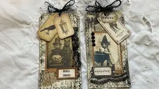 Craft with me! Gothic Halloween Tags - DTP ArtFulEra Gallery