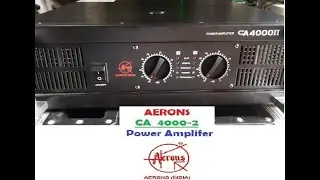 unboxing AERONS CA 4000 -II  Power Amplifer