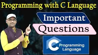 C Language Important Questions | IMP Questions C Language | BCA | MSCCS Important Questions