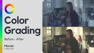 Example Color Grading for Short Film - Before & After