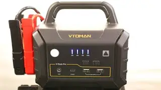 VTOMAN V-Truck Pro 8000A Car Battery Jump Starter with 65W Quick Charge, 41600mAh Portable Jump