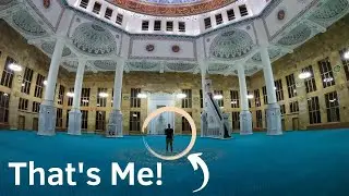 Alone in the BIGGEST mosque of Antalya (Akdeniz University Mosque, 🇹🇷)