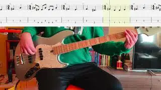 Red Fang - Bird On Fire (Bass Cover with Tabs)