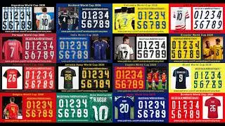 Tipografias World Cup 2026 Fonts World Cup 2026 Fonte World Cup 2026