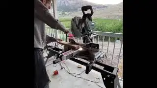MAXIMUM Dual-Bevel Sliding Mitre Saw with Stand video review by Brandon