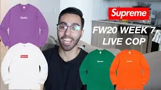 SUPREME FW20 WEEK 7 L/S BOX LOGO LIVE COP