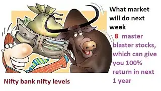 What market will do next week // 8 mater blaster stocks which can give you 100% return within year