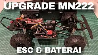 Upgrade ESC dan Baterai Lipo MN222 MN-222 ‼️ Hobbywing Quickrun 1080