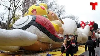 Macy's Thanksgiving Day Parade balloons spring to life | Telemundo English