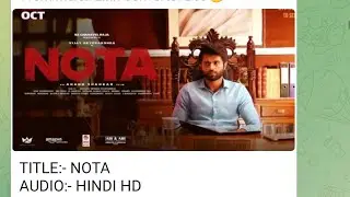 Nota (Hindi Dubbed) Lastest Update |Vijay Devarkonda | Mahreen Pirzada |
