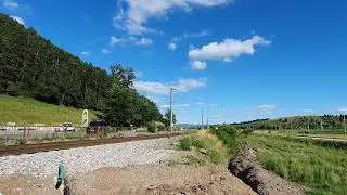 Regio train entering in Miercurea Ciuc