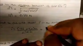 Gravitational Force, Electric Force & Relative Position Vector
