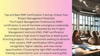 PMP Certification Training in Bangalore