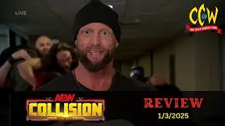 WELL THIS DIDN'T START OFF THE YEAR WELL. AEW COLLISION (1/3/25) REVIEW!