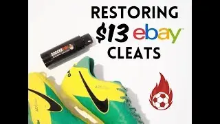 $13 eBay Cleat Restoration | SoccerFire.com Cleaning Kit tutorial