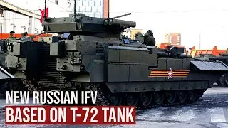 New Russian IFV based on T-72 spotted on testing area