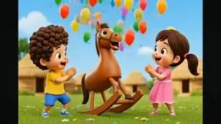 Lakdi ka ghoda nursery rhymes लकड़ी का घोड़ा #rhymes #hindirhymes 