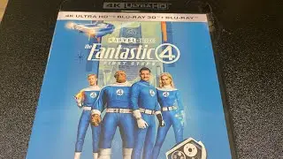 Распаковка Blu-ray диска &laquo;Фантастическая четвёрка&raquo; в формате 4K (3D).