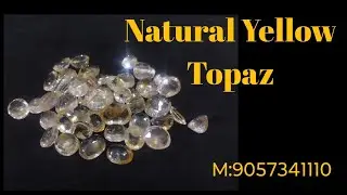Natural Yellow Topaz | Topaz stone Benefit | Substitute of yellow sapphire