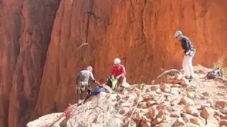 Rock Climbing in Morocco: Todra - Combination of the Aiguilles du Grue and Grabe