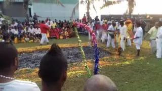 Marche sur le feu pierrefonds 26 fevrier 2017 Roger Latchoumy