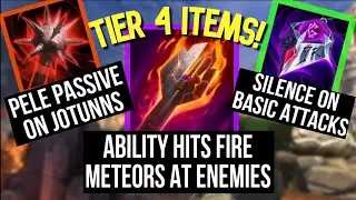 Pele Passive On JOTUNNS?! | All Tier 4 Items Explained in Season 9 SMITE