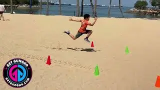 Long Jump highlights at the Camp GungHo Summer Beach Olympics Sentosa 2024