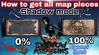 All map pieces collection of Shadow Mode Ayame's Levels In Tenchu Shadow Assassins