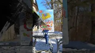 Sending love & blessings this holiday season #cereallife #cereal #snacking #chainsaw #fruitypebbles