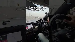 Ignis top speed test #shorts #ignis #swift #brezza #marutisuzuki #maruti #suzuki
