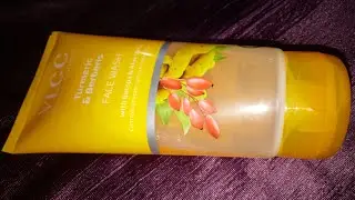 VLCC Natural Sciences Turmeric and Berberis Facewash Review | Facewash for Pimples and Fairer Skin |