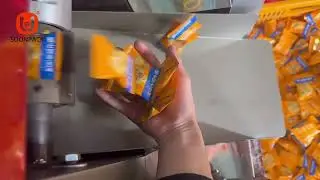 High speed sesame candy packaging machine contact alice 86 17322741194