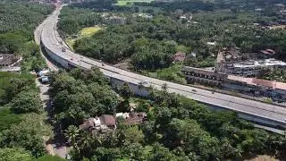 Aerial view of Old Goa Churches