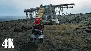 [Death Stranding] Crossing The Tar Belt Mission | Full Gameplay Uncut Scene (4K)
