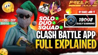 Clash Battle App Full Explained | Clash Battle App Real ✅ or Fake ❌| Best Free Fire Tournament App 🤑