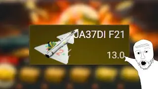 JA37DI F21 warthunder premium top tier jet experience | Sweden tech tree #warthunder