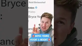 🚨BRYCE YOUNG IS HOW SHORT???🚨 #combine #nfl #shortsvideo #youtubeshorts #shorts