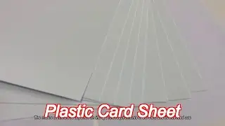 die cut plastic card sheet pvc core sheet offset printing 0.15mm for cards