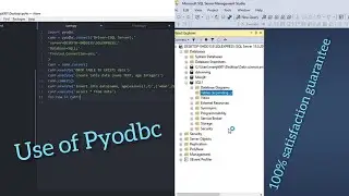 How to connect Python with Sql server |connect Sql server with Python |Pyodbc library| create  table