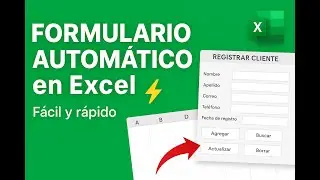✨ El m&eacute;todo m&aacute;s f&aacute;cil para crear FORMULARIOS en Excel 🟩📋