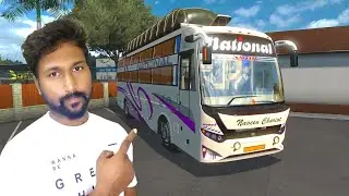 national Volvo bus driving heavy load Euro truck Simulator 2 gameplay Tamil live