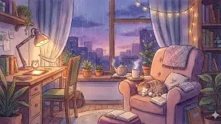You’re Inside and Warm on a Rainy Night ☔ lofi - 3 hours