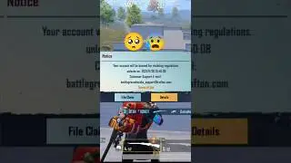 PUBG ID Ban After 10 years 😰🥺  #shorts #viral #pubgmobile